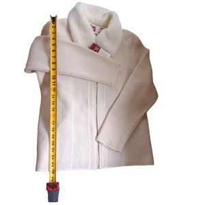 JM Collection Jennifer Moore VINTAGE 90's Y2k pure wool full zip cardigan jacket